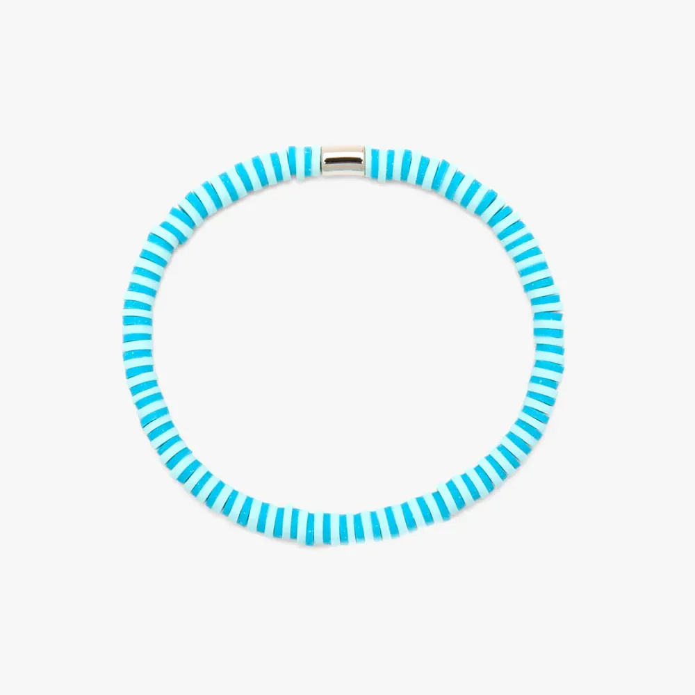Pura Vida Canal Blues Seascape Stretch Bracelet