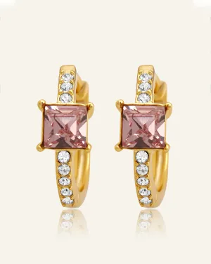 Rosé Circlets  Earrings