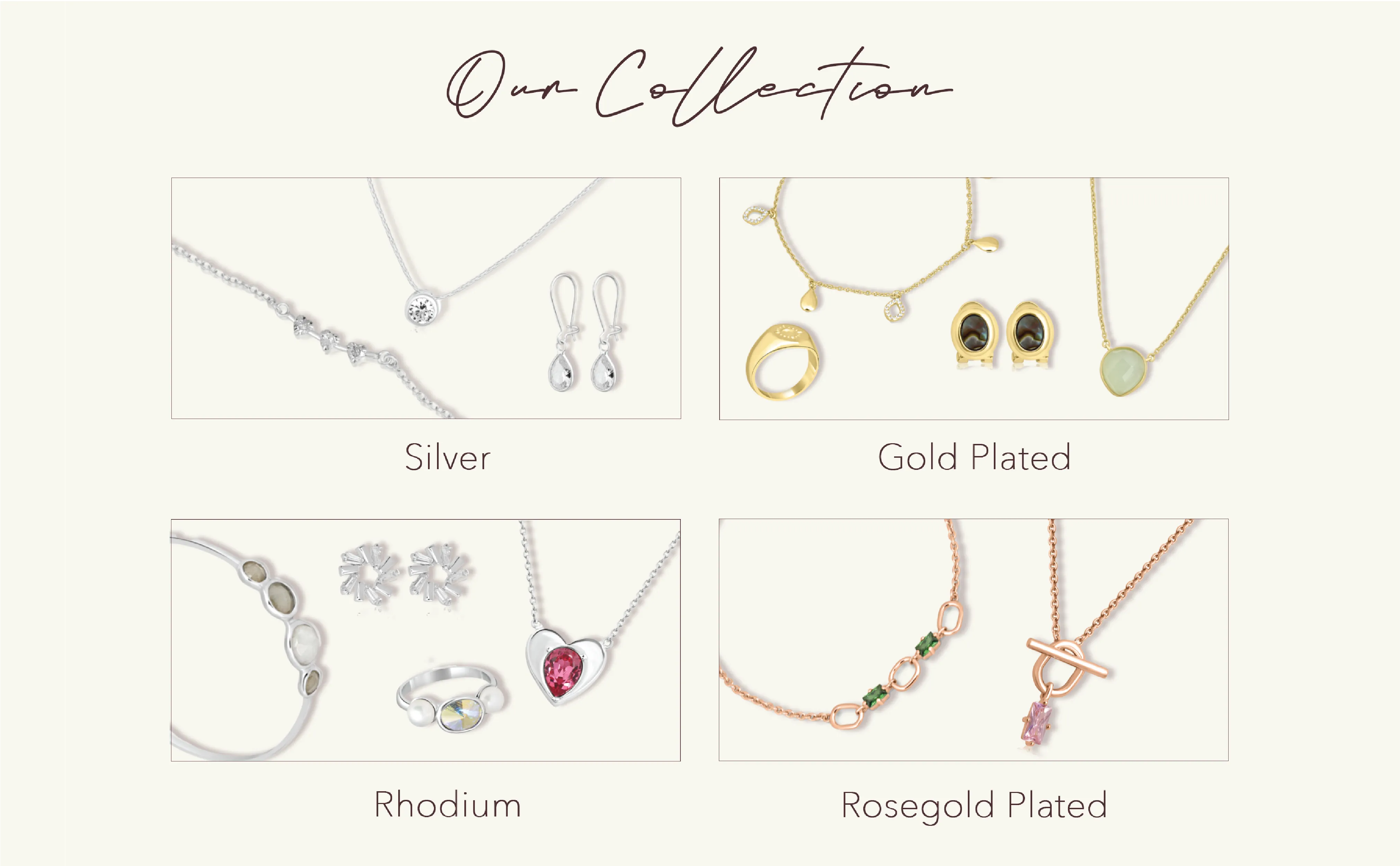 Rosé Circlets  Earrings
