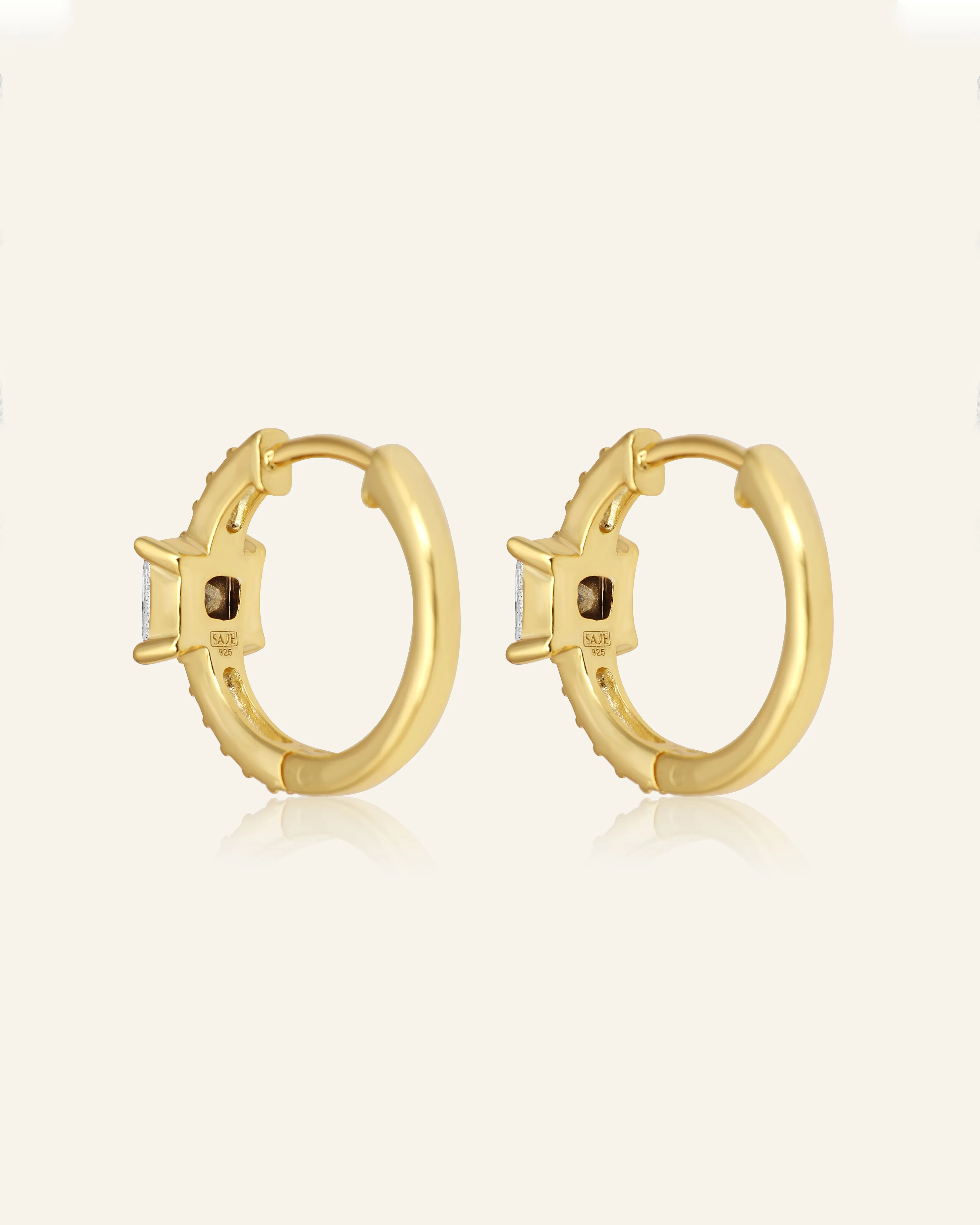 Rosé Circlets  Earrings