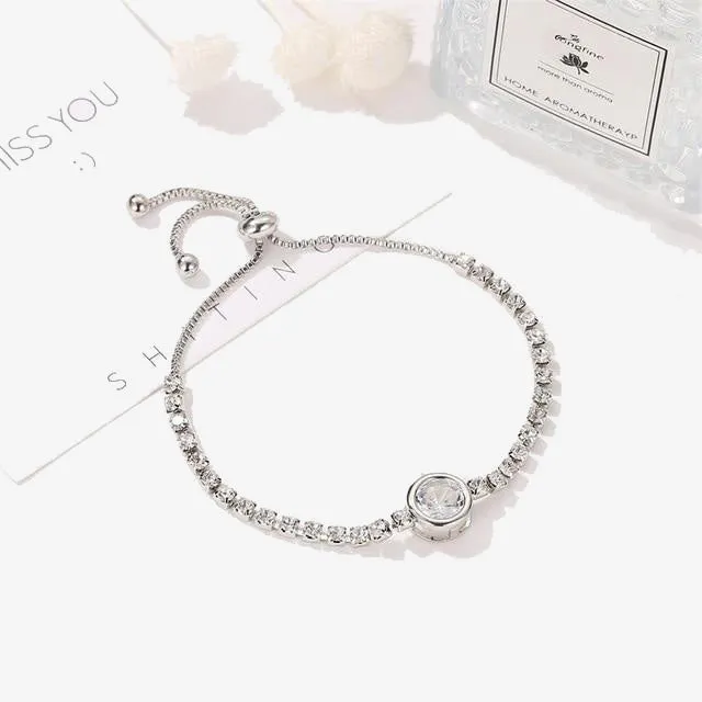 Rose Gold Silver Color Trendy Jewelry Gift