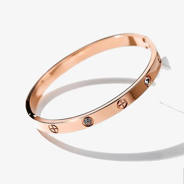 Rose Gold Silver Color Trendy Jewelry Gift