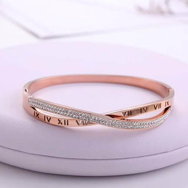 Rose Gold Silver Color Trendy Jewelry Gift
