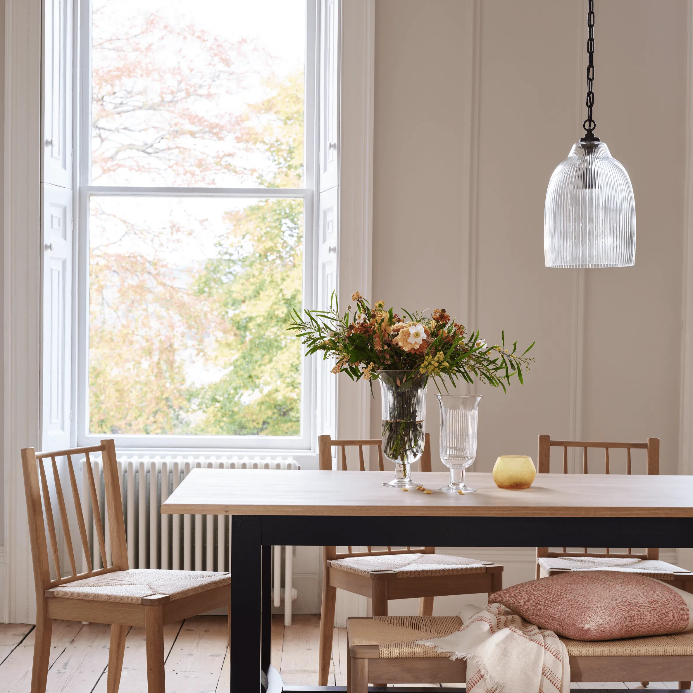 Shaftesbury Ribbed Pendant, Small