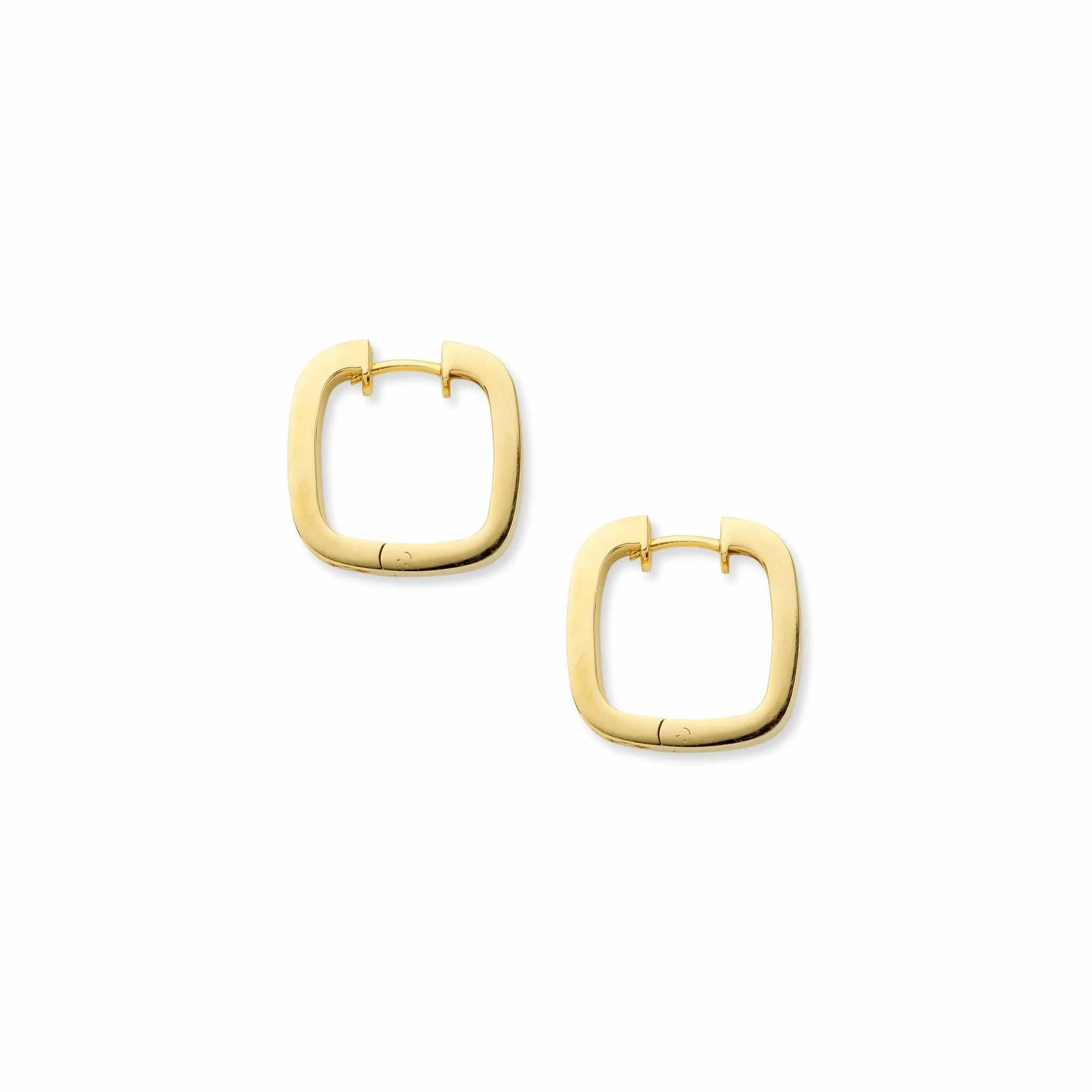 Square Textured Hoop
