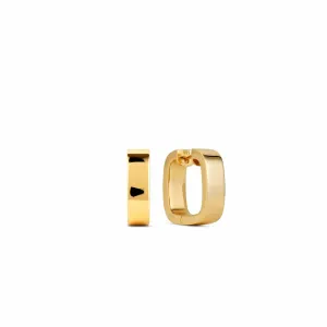 Square Textured Hoop