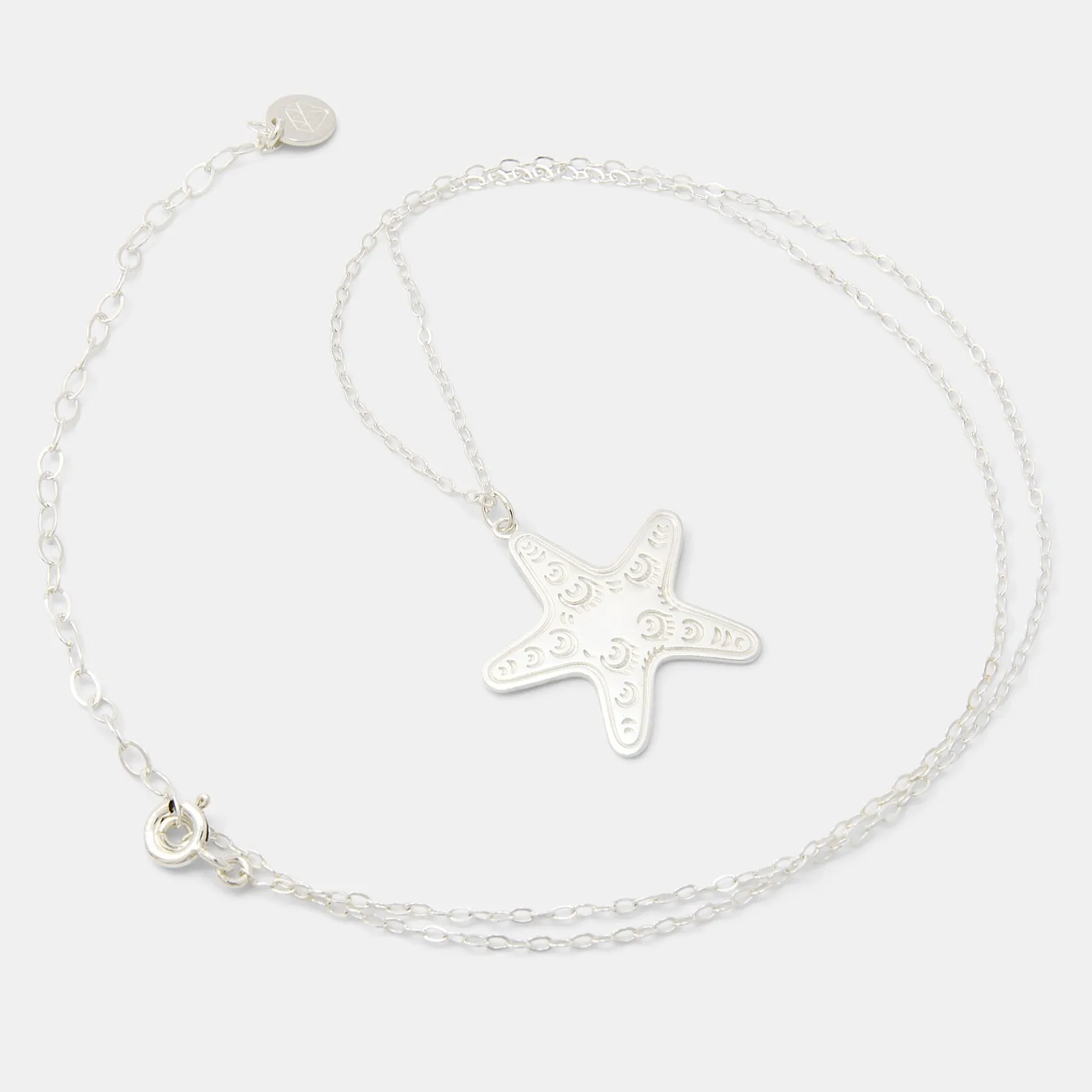 Starfish Silver Pendant Necklace