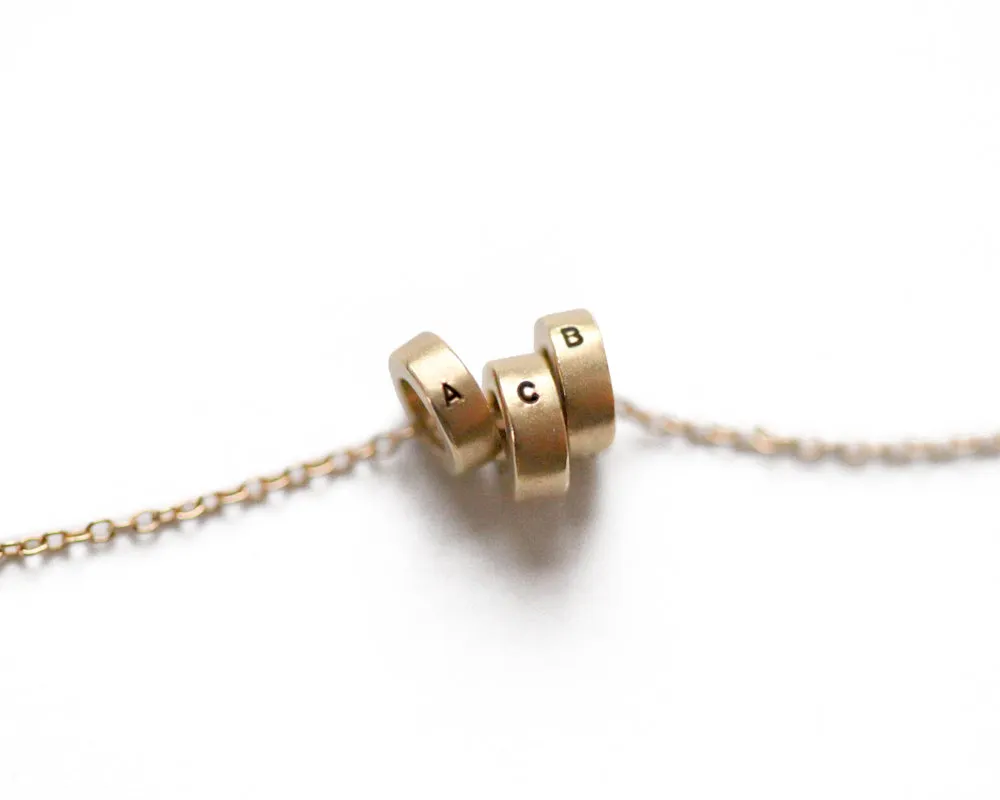 Stone Ring Necklace
