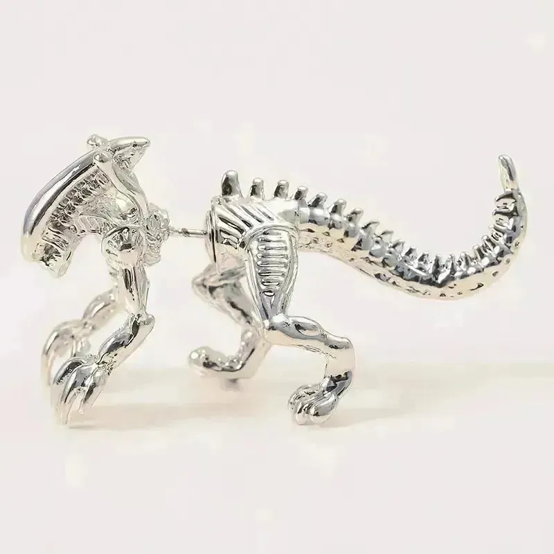 Stylish Alien Shaped Stud Earrings