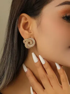 Stylish Banquets Rhinestones Earrings MSE20012
