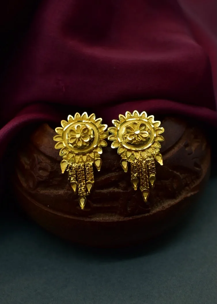 STYLISH GOLD PLATED EARRINGS