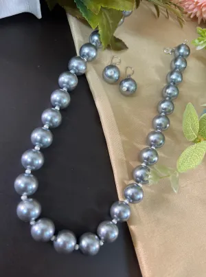 Stylish Pearl Mala and Beautiful Earrings Set for Weddings & Events