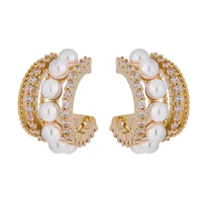 Stylish Statement Pearl Earrings
