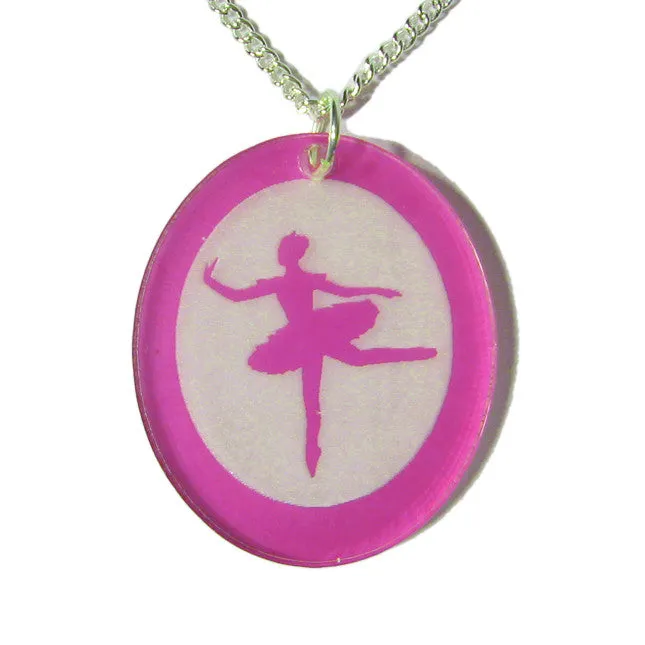 Sugar Plum Fairy Silhouette Pendants