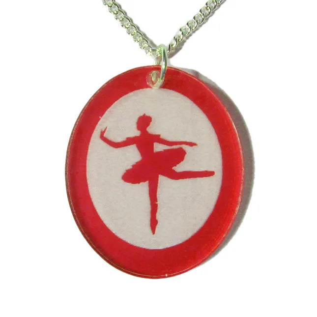 Sugar Plum Fairy Silhouette Pendants