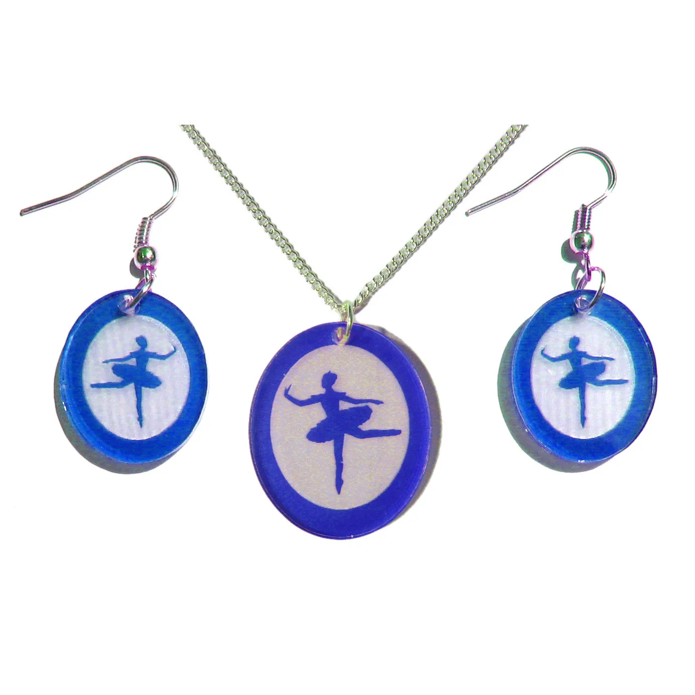 Sugar Plum Fairy Silhouette Pendants
