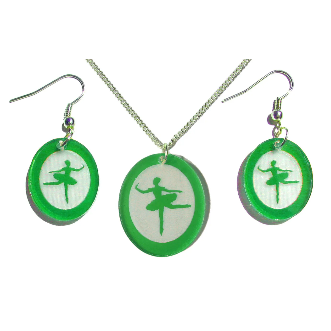 Sugar Plum Fairy Silhouette Pendants