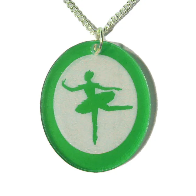 Sugar Plum Fairy Silhouette Pendants