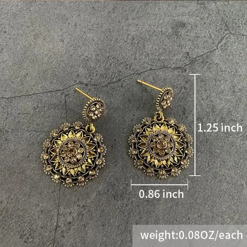 Sunflower Statement Earrings