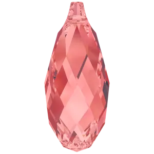 Swarovski Pendants Briolette (6010) Padparadscha