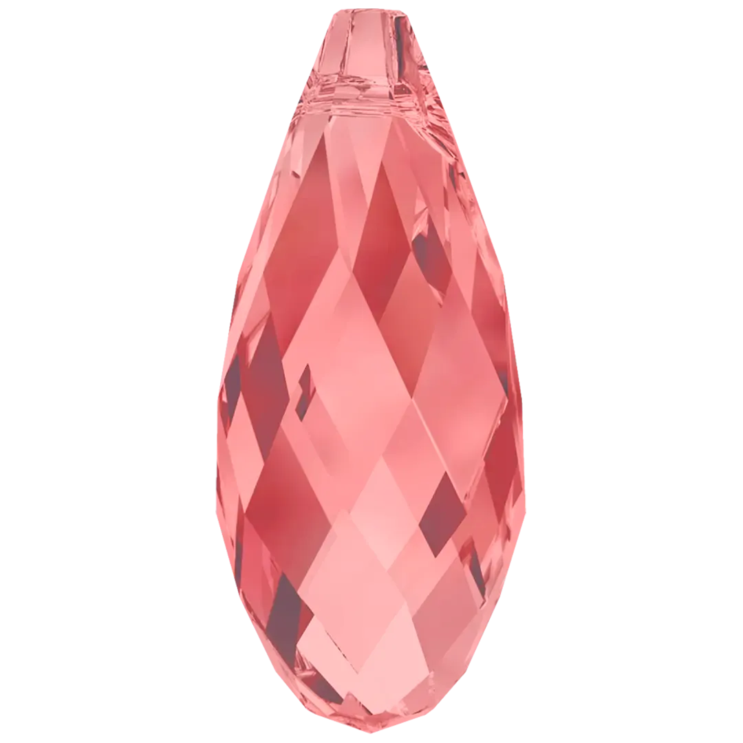 Swarovski Pendants Briolette (6010) Padparadscha