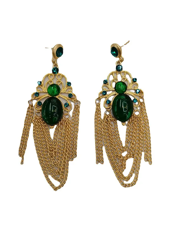 Tasseled Drop Earrings