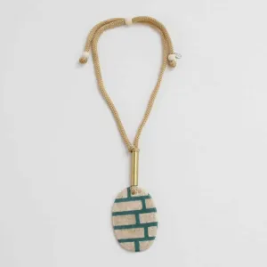 Teal Brick Lucia Necklace