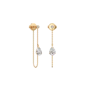 Tear pure drop earrings