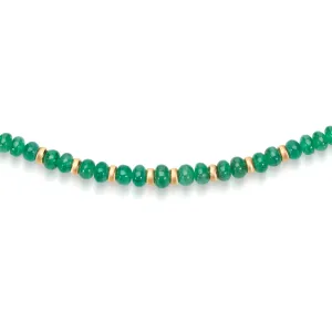 Temple Emerald Bead Necklace