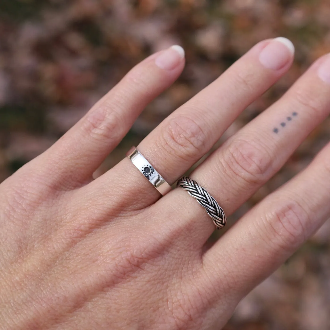 Tiny Sun Band Ring
