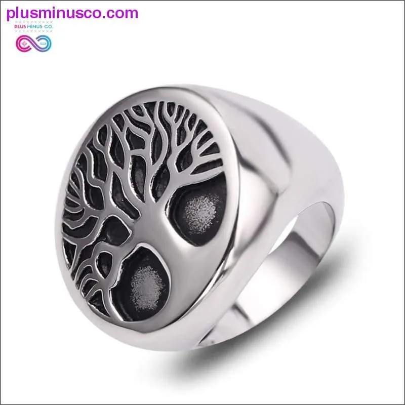 Tree of Life Ring Classic Men Viking Amulet Rings Nordic