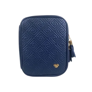 Trinity Jewelry Case - Greek Navy