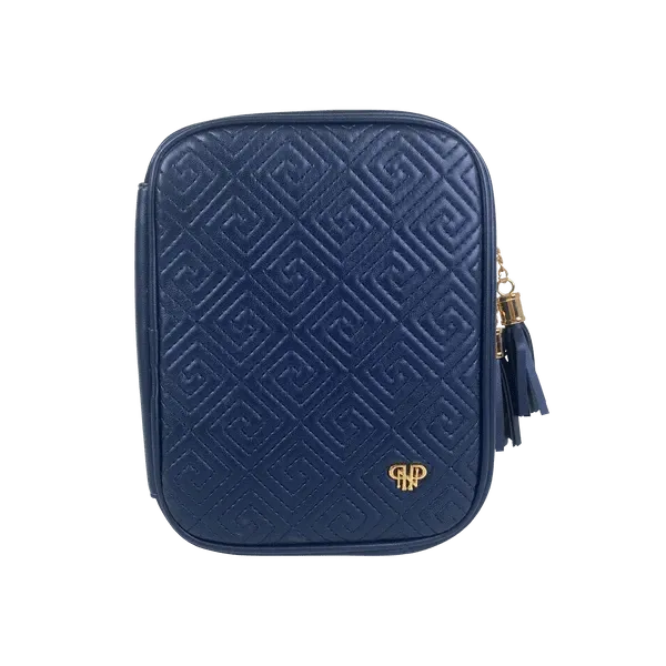 Trinity Jewelry Case - Greek Navy