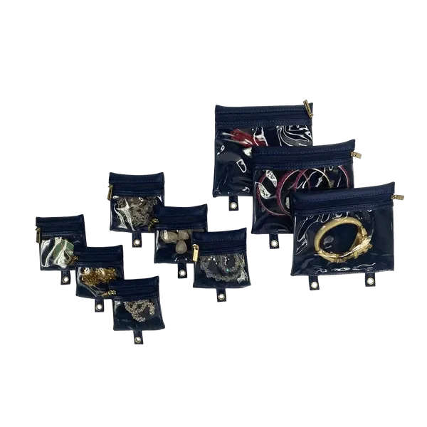 Trinity Jewelry Case - Greek Navy