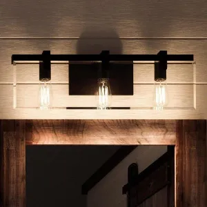 UHP2450 Modern Farmhouse Modern Bath Fixture, 8-3/8"H x 22-3/4"W, Olde Bronze Finish, Bristol Collection