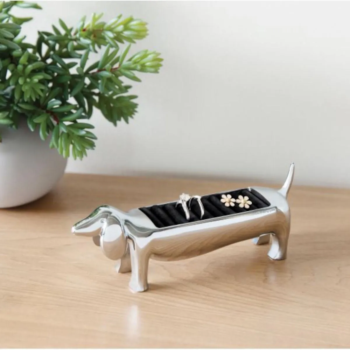 Umbra Dachsie Ring Holder Chrome