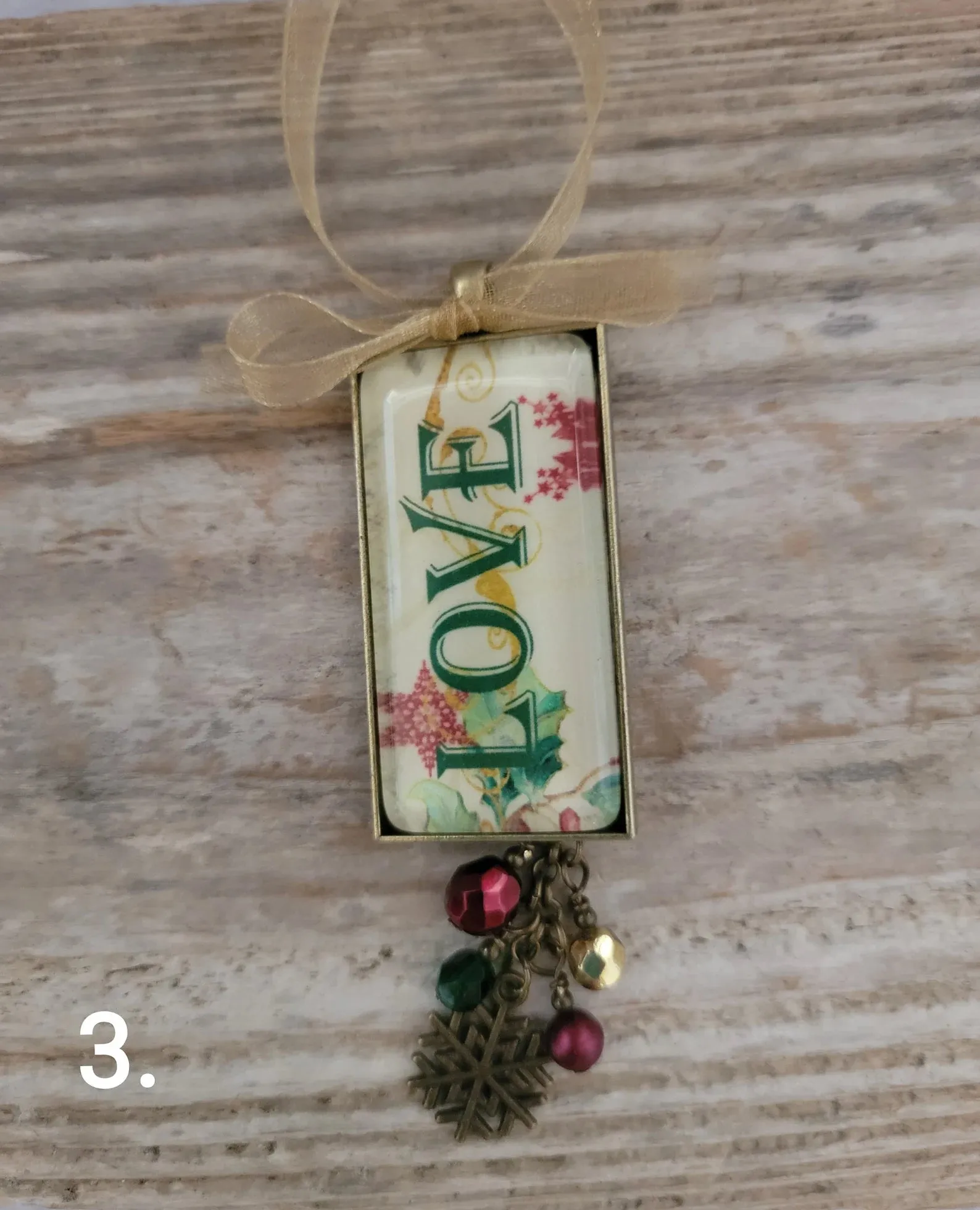 Unique Holiday Christmas Ornaments Love Peace