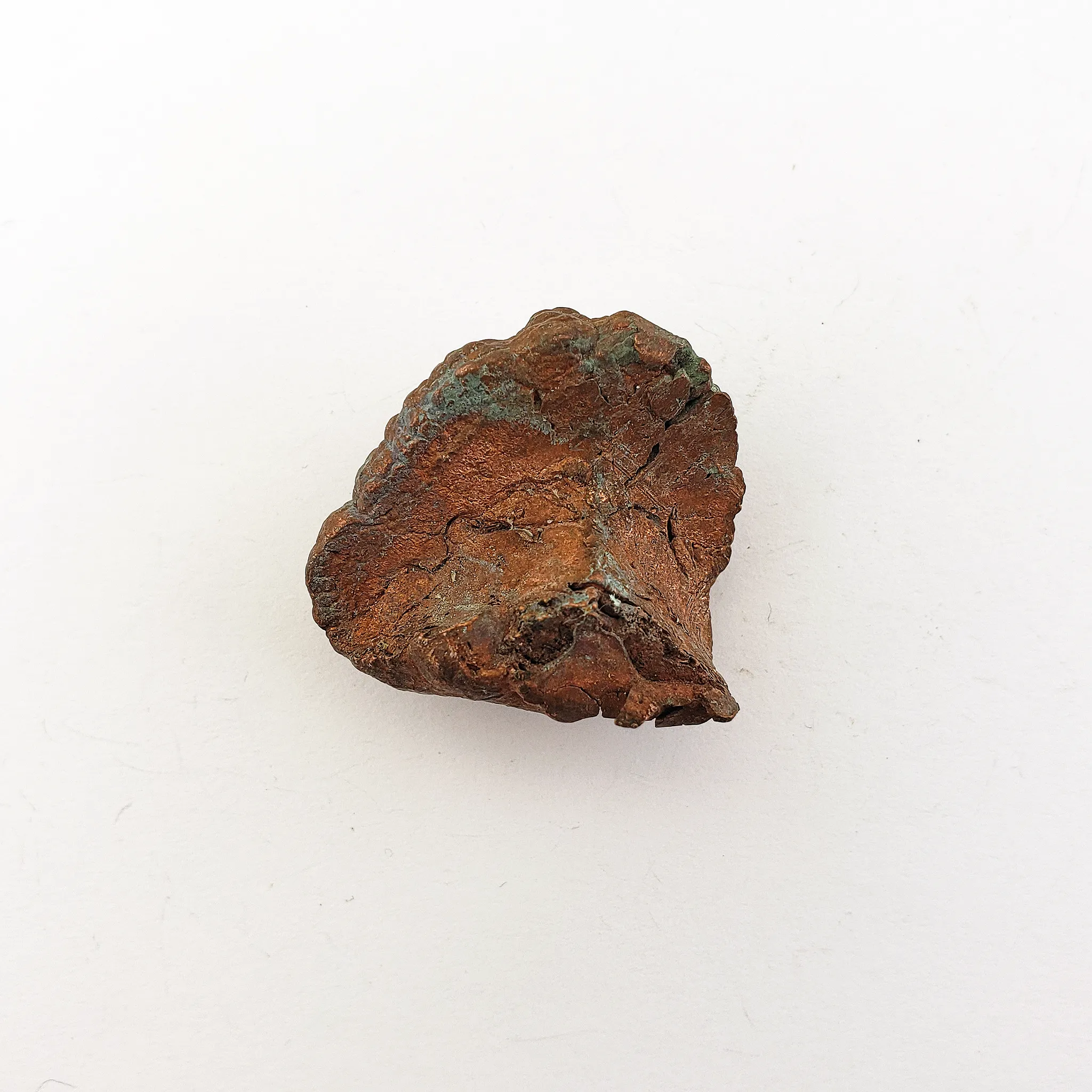 Unique Native Copper Nugget Formation Natural Gemstone | 1.4 oz | Saddle