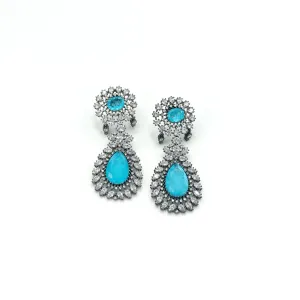 Vanya Antique Diamond Earrings - Single Color