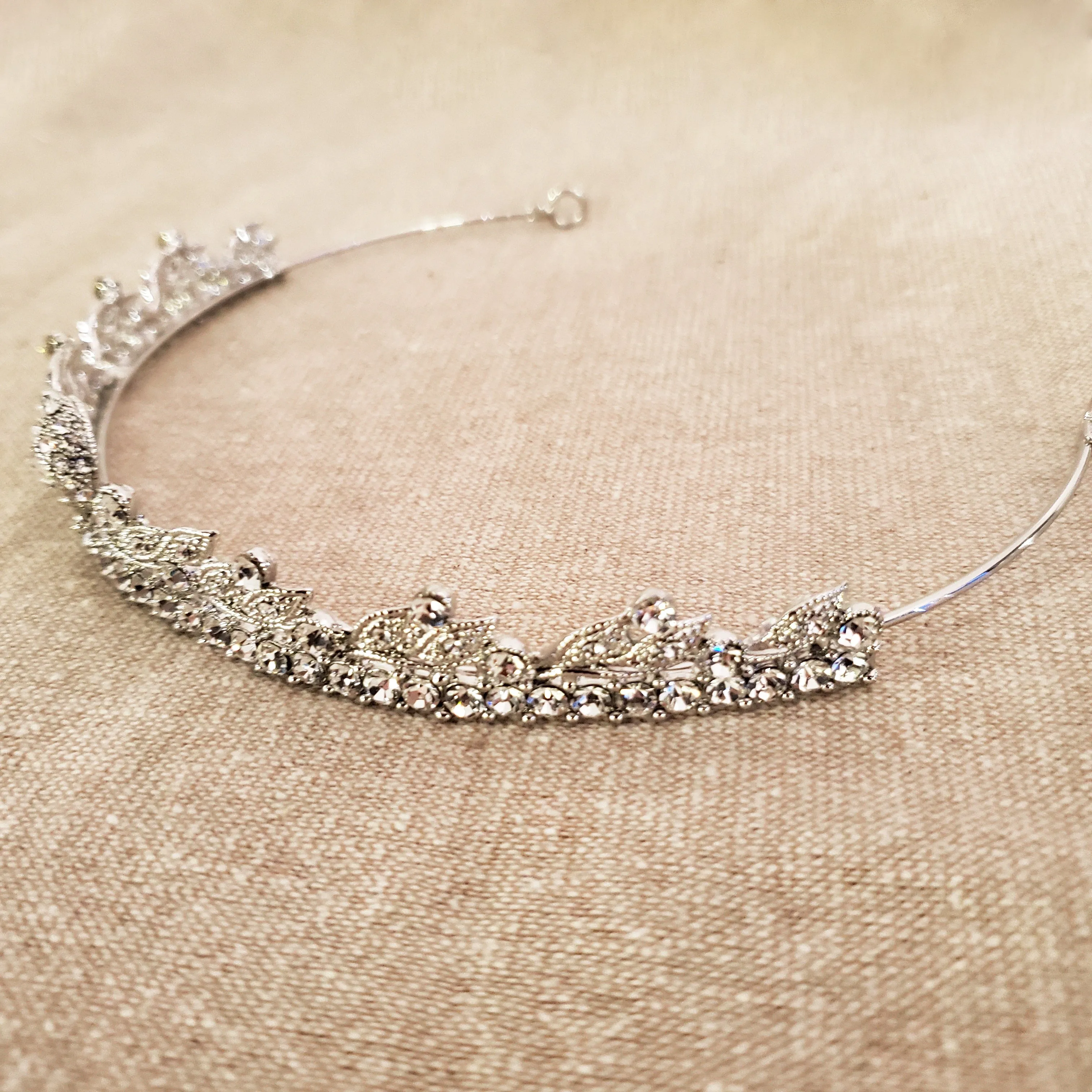 Vine Motif Classic Wedding Tiara for Victorian Bride