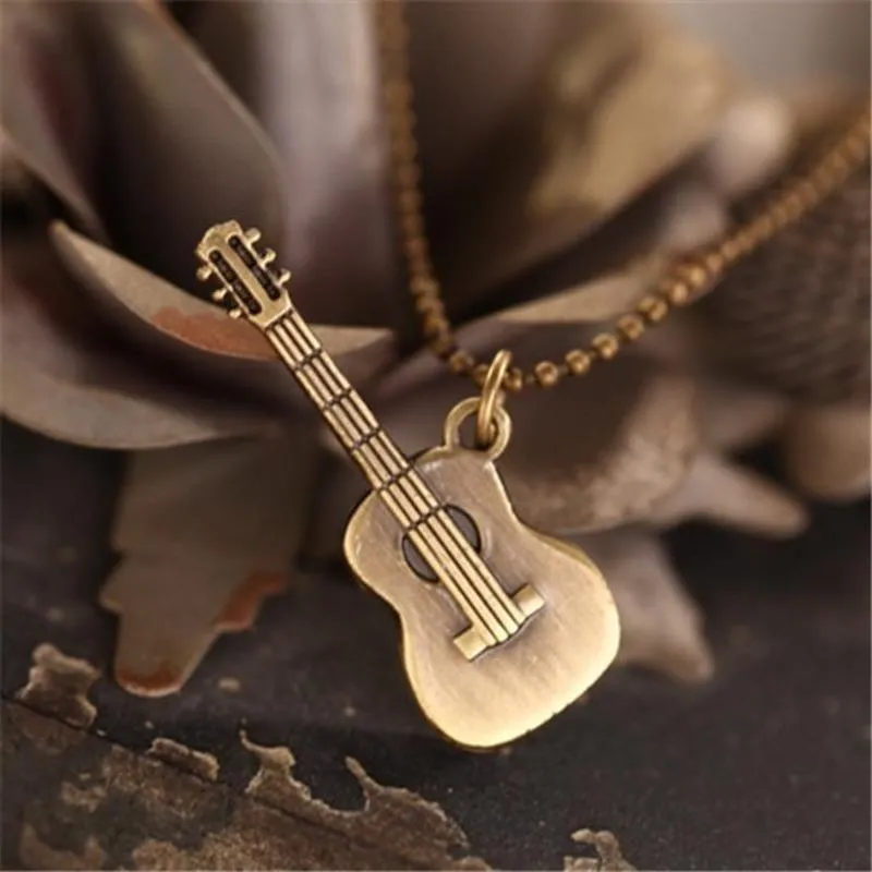 Vintage Little Guitar Necklaces