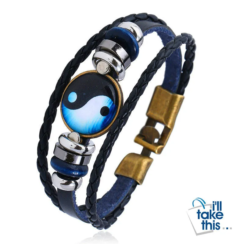 Yin Yang Gossip Multi-layer Leather Bracelets - 5 Design options