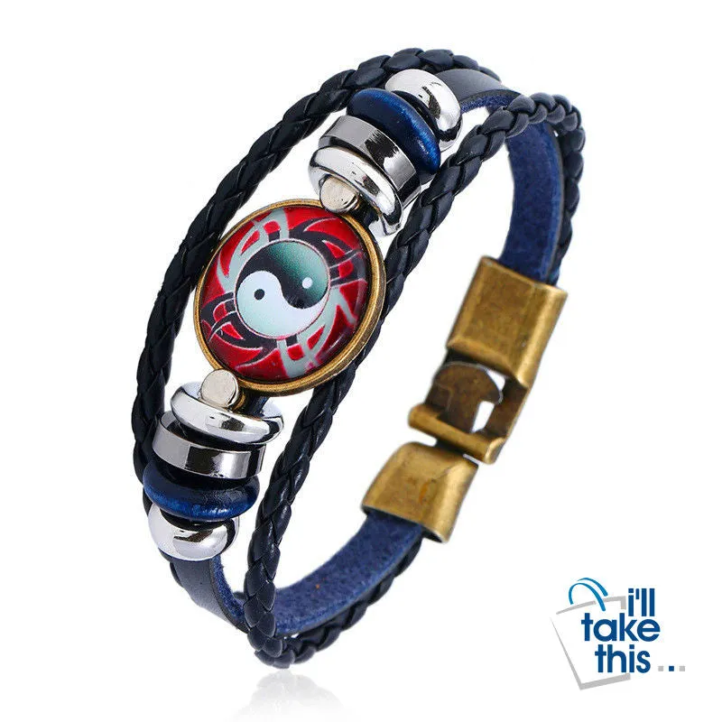 Yin Yang Gossip Multi-layer Leather Bracelets - 5 Design options