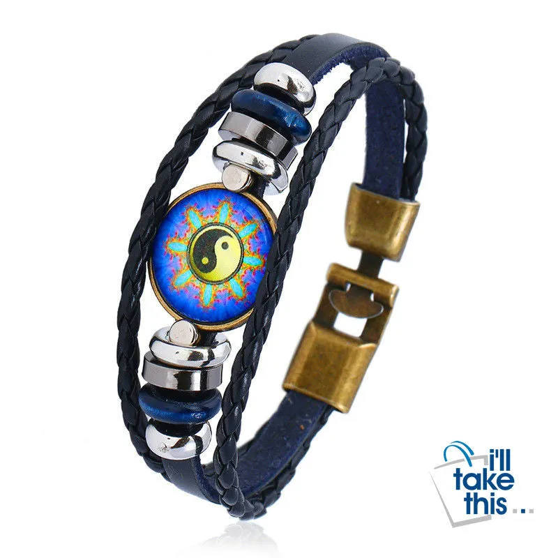 Yin Yang Gossip Multi-layer Leather Bracelets - 5 Design options